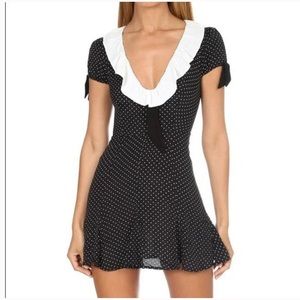 For Love and lemons Bianca dress mini polka dot